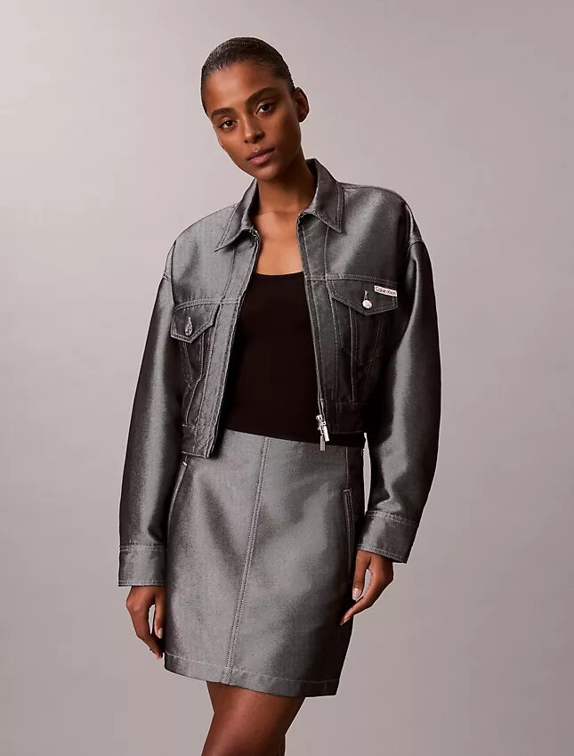 Shine Denim A-linjainen hame Shine Denim A-linjainen hame