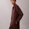 Sileä mini-polo-sweatshirt-meko Sileä mini-polo-sweatshirt-meko