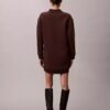Sileä mini-polo-sweatshirt-meko Sileä mini-polo-sweatshirt-meko