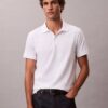 Sileä puuvillaseos-Monogram-polo