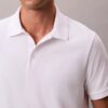 Sileä puuvillaseos-Monogram-polo