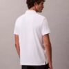 Sileä puuvillaseos-Monogram-polo