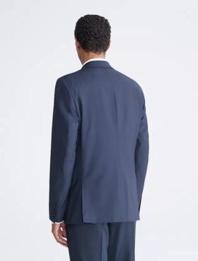Slim Fit -mallinen tummansininen puku-takki Slim Fit -mallinen tummansininen puku-takki