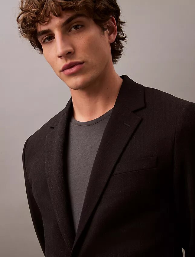 Slim-mallinen villagabardiiniblazer Slim-mallinen villagabardiiniblazer