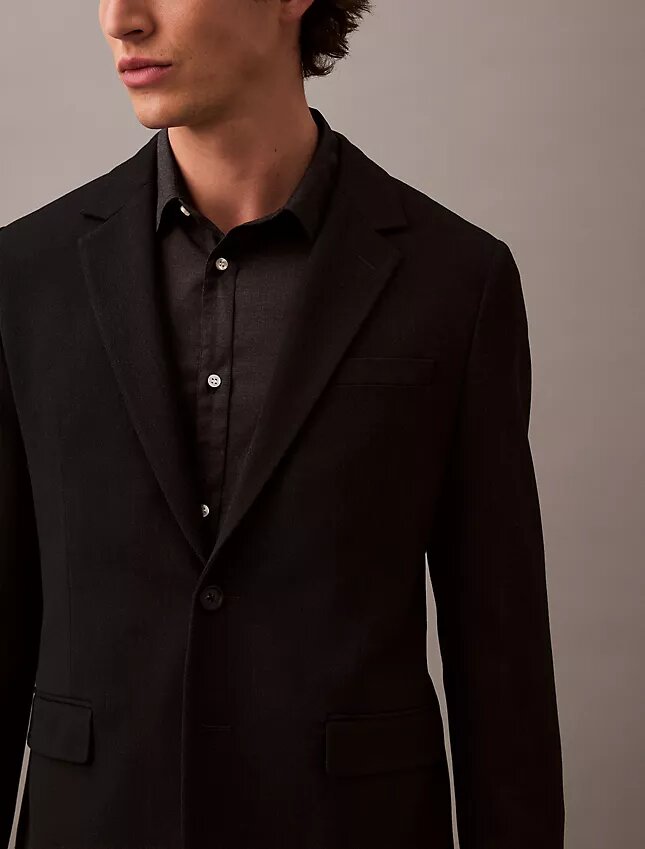 Slim-mallinen villagabardiiniblazer Slim-mallinen villagabardiiniblazer