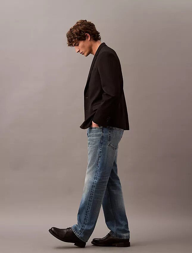 Slim-mallinen villagabardiiniblazer Slim-mallinen villagabardiiniblazer