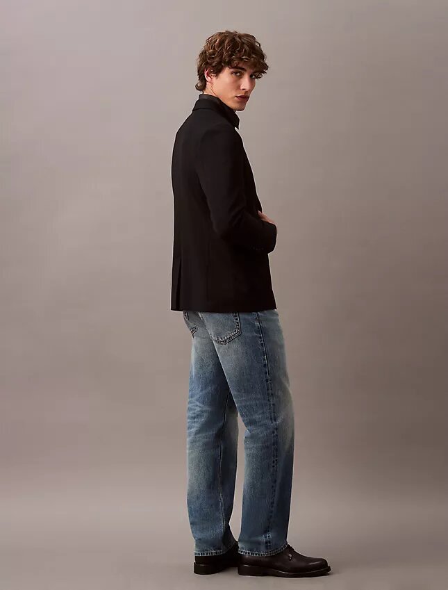 Slim-mallinen villagabardiiniblazer Slim-mallinen villagabardiiniblazer