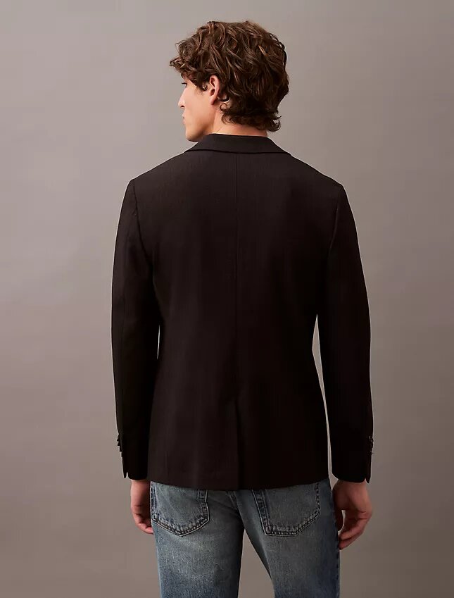 Slim-mallinen villagabardiiniblazer Slim-mallinen villagabardiiniblazer