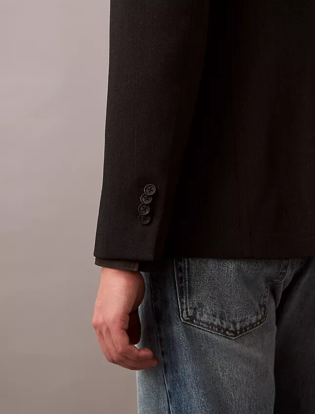 Slim-mallinen villagabardiiniblazer Slim-mallinen villagabardiiniblazer