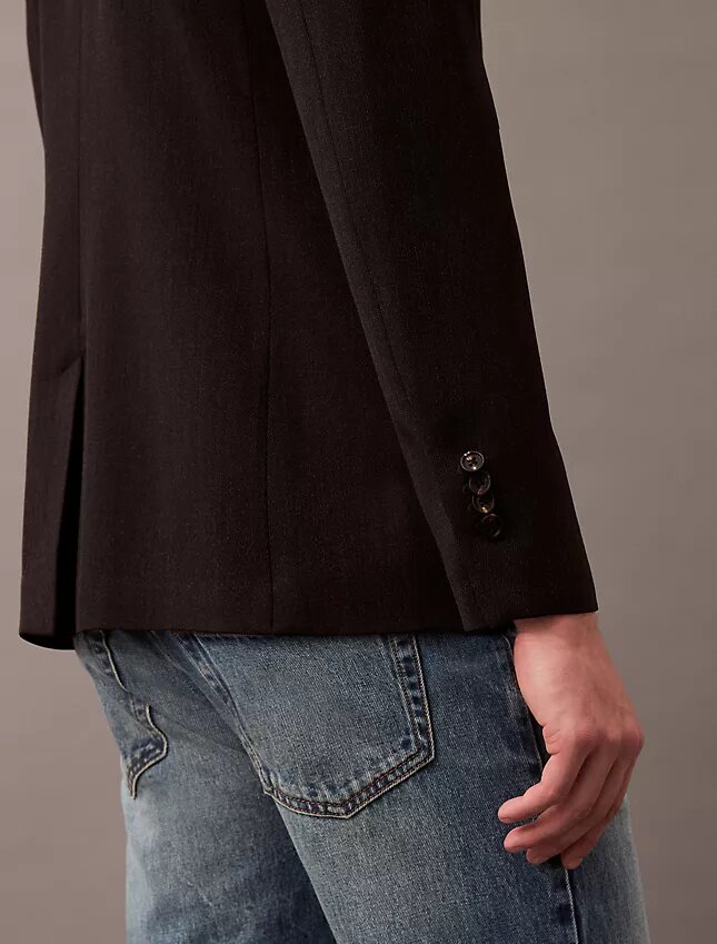 Slim-mallinen villagabardiiniblazer Slim-mallinen villagabardiiniblazer