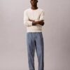 Suorat chambray-housut Suorat chambray-housut
