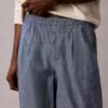 Suorat chambray-housut Suorat chambray-housut