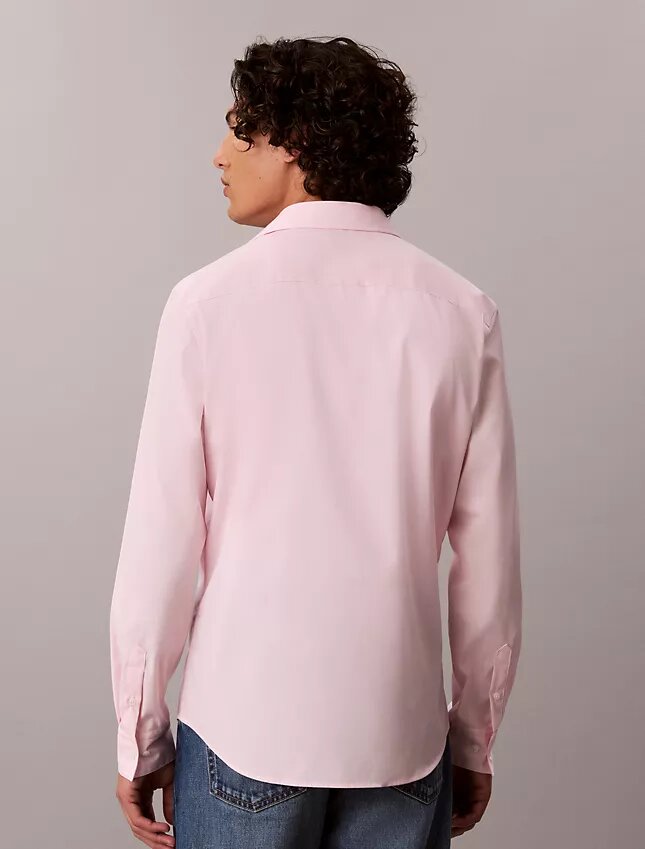 Supima-stretch-puuvillainen slim-paita Supima-stretch-puuvillainen slim-paita