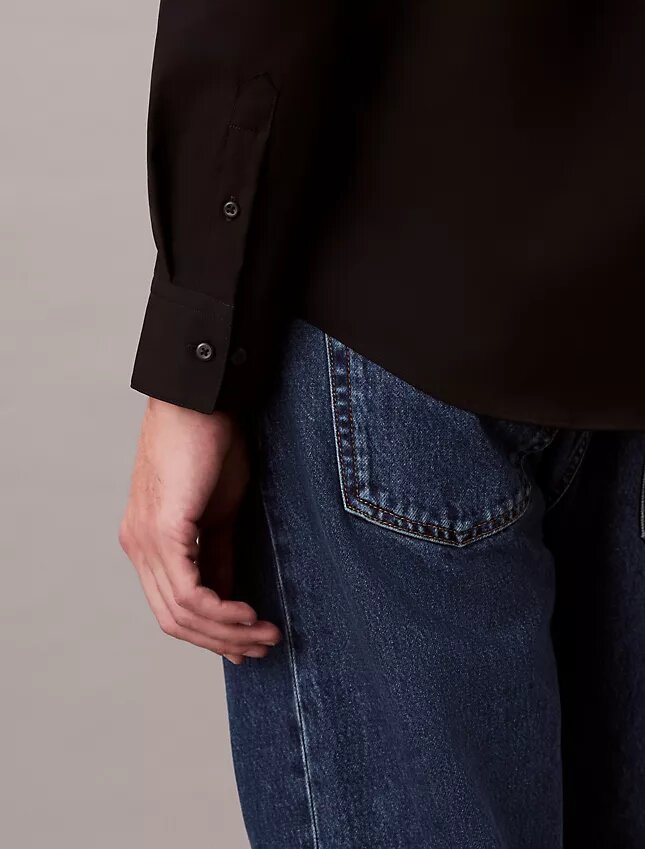 Supima-stretch-puuvillainen slim-paita Supima-stretch-puuvillainen slim-paita