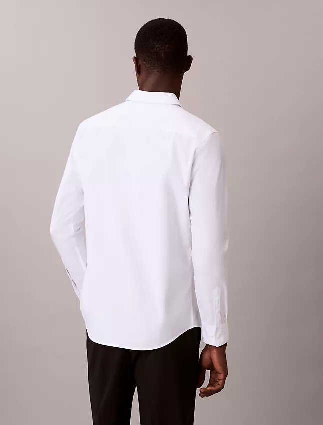 Supima-stretch-puuvillainen slim-paita Supima-stretch-puuvillainen slim-paita