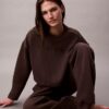 Tikkattu fleece-yöpaita Tikkattu fleece-yöpaita
