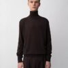 Tuhkanharmaa turtleneck-villapaita Tuhkanharmaa turtleneck-villapaita