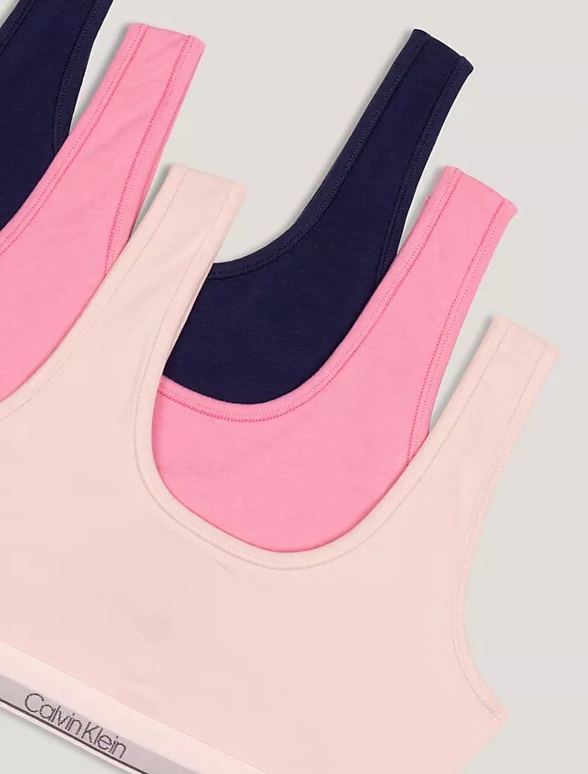 Tyttöjen Cotton Stretch 3-pakkaus Bralette Tyttöjen Cotton Stretch 3-pakkaus Bralette