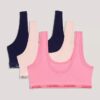 Tyttöjen Cotton Stretch 3-pakkaus Bralette Tyttöjen Cotton Stretch 3-pakkaus Bralette