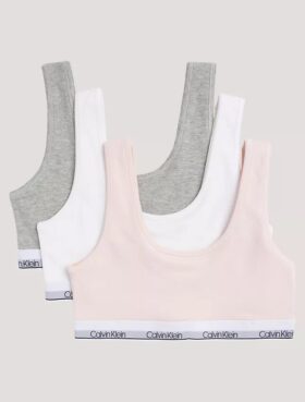 Tyttöjen Cotton Stretch 3-pakkaus Unlined Bralette