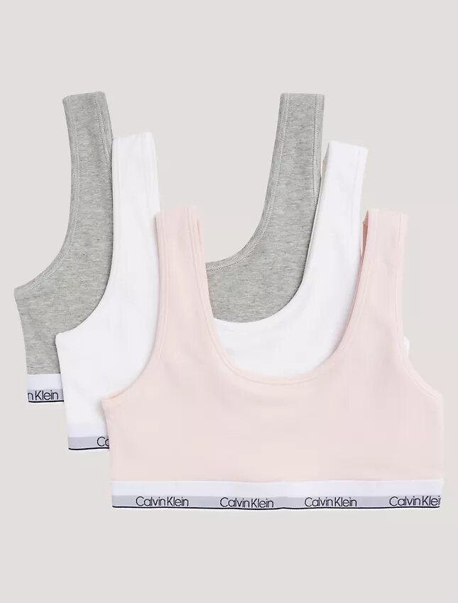 Tyttöjen Cotton Stretch 3-pakkaus Unlined Bralette Tyttöjen Cotton Stretch 3-pakkaus Unlined Bralette