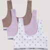 Tyttöjen Cotton Stretch 3-pakkaus Unlined Bralette Tyttöjen Cotton Stretch 3-pakkaus Unlined Bralette