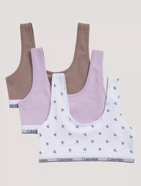 Tyttöjen Cotton Stretch 3-pakkaus Unlined Bralette