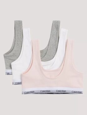 Tyttöjen Cotton Stretch 3-pakkaus Unlined Bralette
