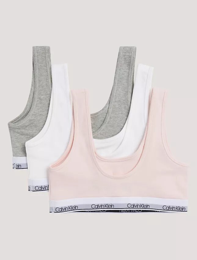 Tyttöjen Cotton Stretch 3-pakkaus Unlined Bralette Tyttöjen Cotton Stretch 3-pakkaus Unlined Bralette