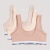 Tyttöjen Cotton Stretch 3-pakkaus Unlined Bralette Tyttöjen Cotton Stretch 3-pakkaus Unlined Bralette