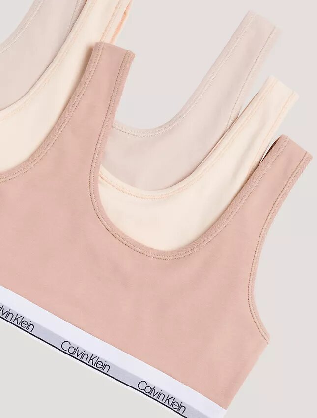 Tyttöjen Cotton Stretch 3-pakkaus Unlined Bralette Tyttöjen Cotton Stretch 3-pakkaus Unlined Bralette
