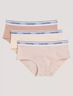 Tyttöjen Cotton Stretch-hipster-alushousut, 3 kpl