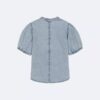 Tyttöjen Denim-napituspaita Tyttöjen Denim-napituspaita