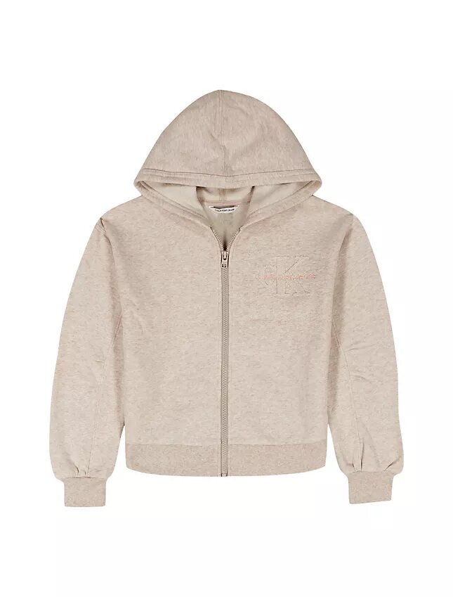 Tyttöjen fleece-huppari vetoketjulla Tyttöjen fleece-huppari vetoketjulla