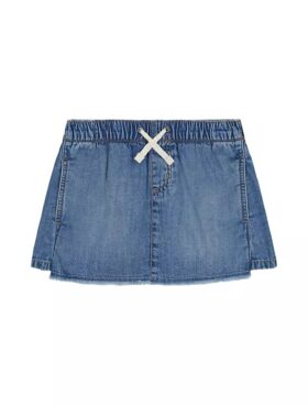 Tyttöjen kiristysnauhalliset Denim-hameet