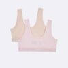 Tyttöjen logonauha 2-pakkaus Bralette Tyttöjen logonauha 2-pakkaus Bralette