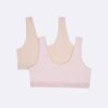 Tyttöjen logonauha 2-pakkaus Bralette Tyttöjen logonauha 2-pakkaus Bralette