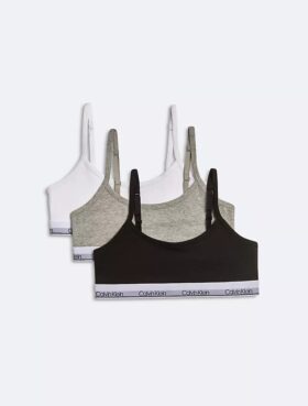 Tyttöjen Modern Cotton 3-pakkaus lyhyt Bralette