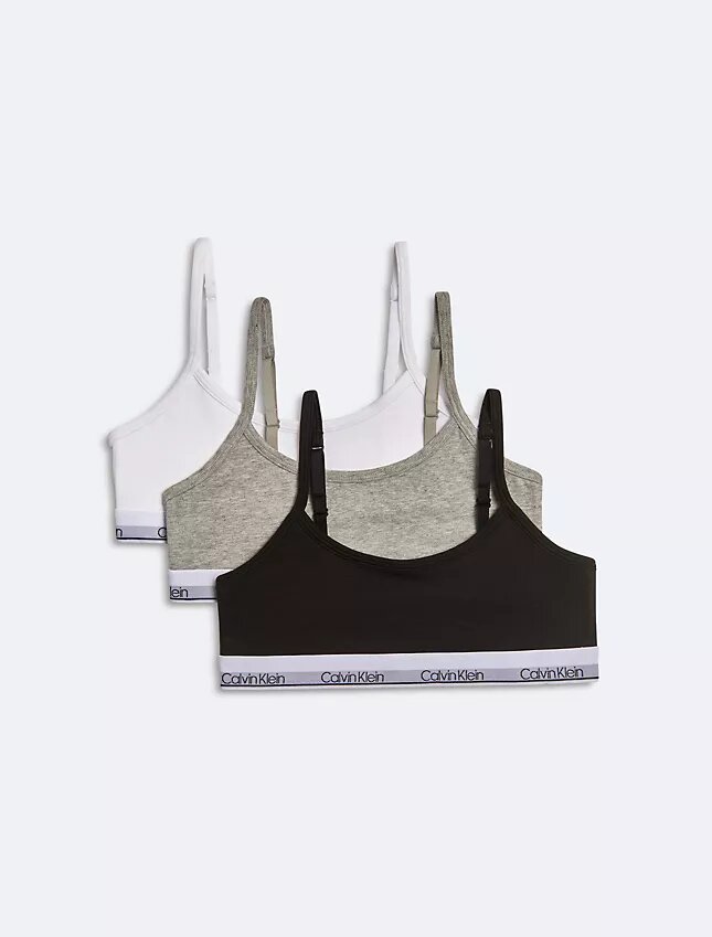 Tyttöjen Modern Cotton 3-pakkaus lyhyt Bralette Tyttöjen Modern Cotton 3-pakkaus lyhyt Bralette