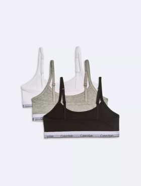 Tyttöjen Modern Cotton 3-pakkaus lyhyt Bralette
