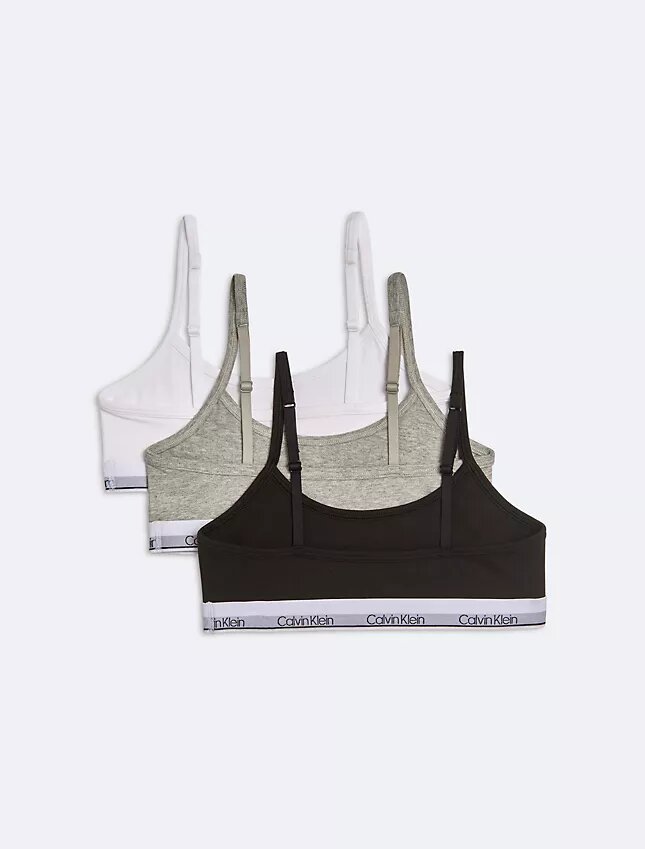 Tyttöjen Modern Cotton 3-pakkaus lyhyt Bralette Tyttöjen Modern Cotton 3-pakkaus lyhyt Bralette