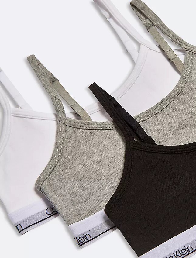 Tyttöjen Modern Cotton 3-pakkaus lyhyt Bralette Tyttöjen Modern Cotton 3-pakkaus lyhyt Bralette