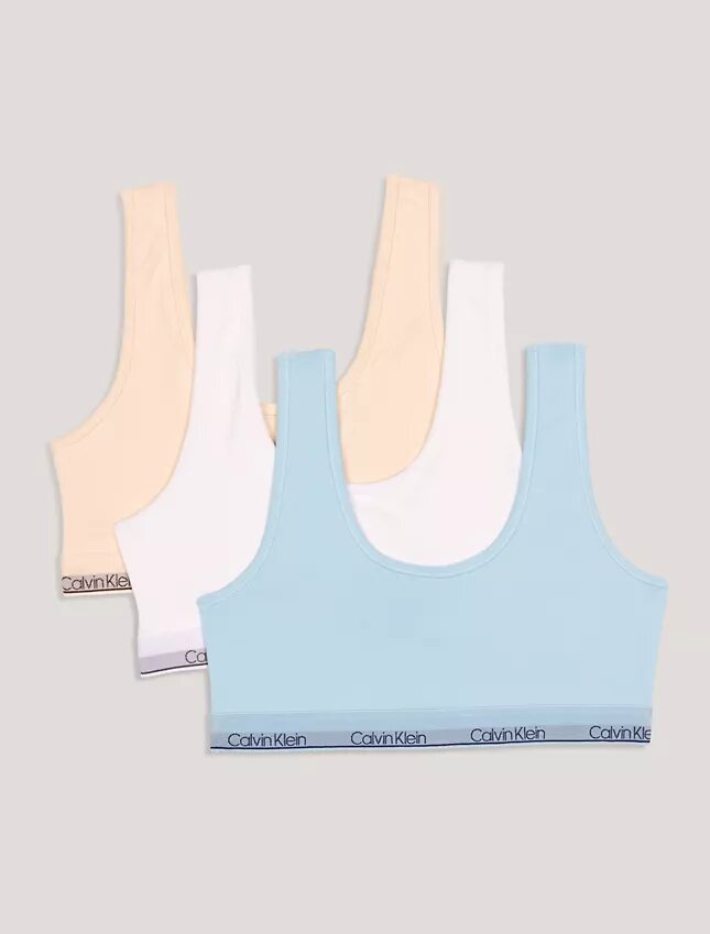 Tyttöjen Scoopneck 3-pack Bralette Tyttöjen Scoopneck 3-pack Bralette