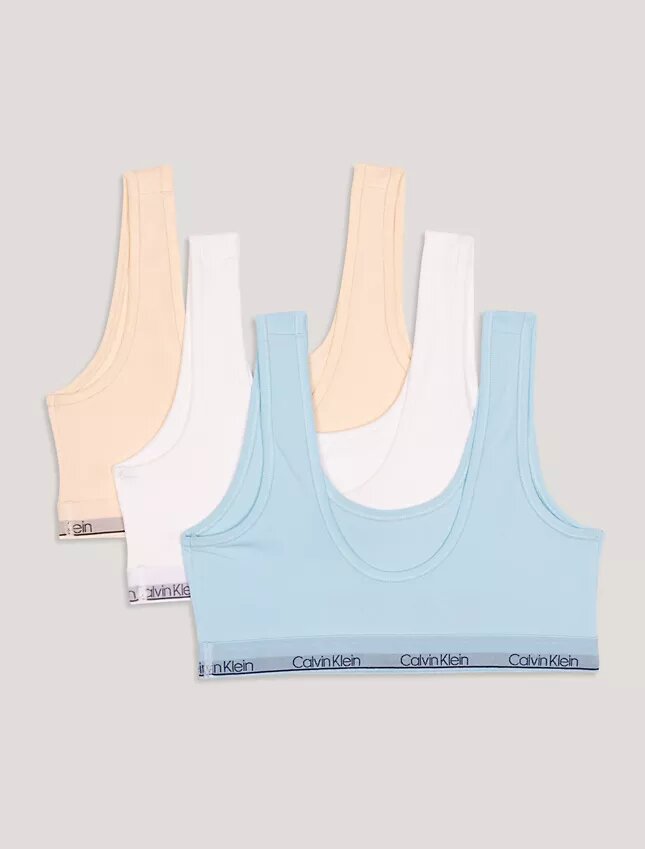 Tyttöjen Scoopneck 3-pack Bralette Tyttöjen Scoopneck 3-pack Bralette