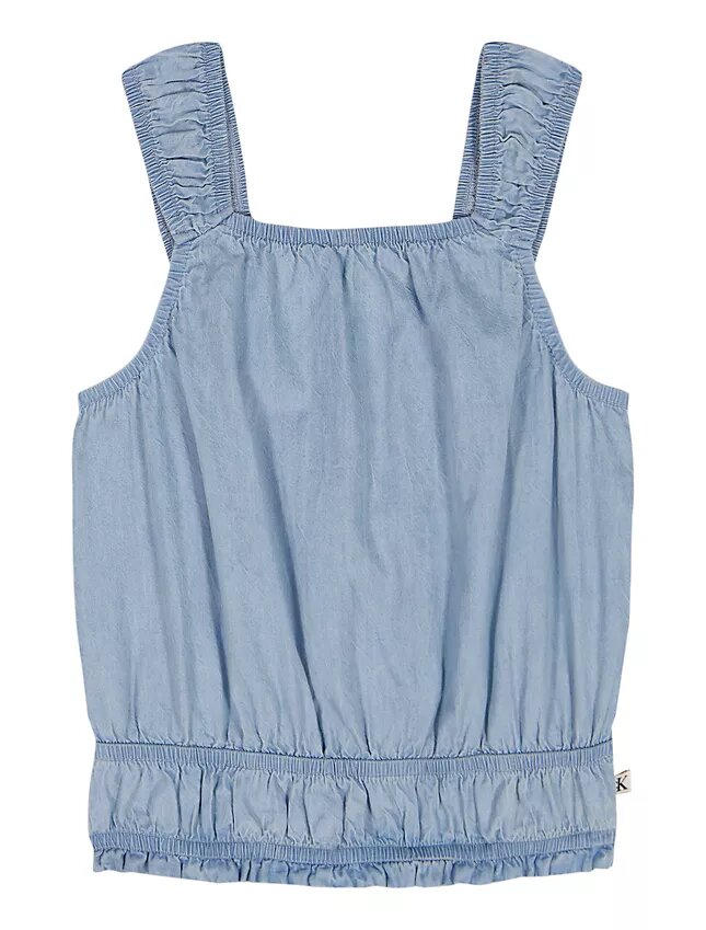 Tyttöjen smock-toppi Tyttöjen smock-toppi