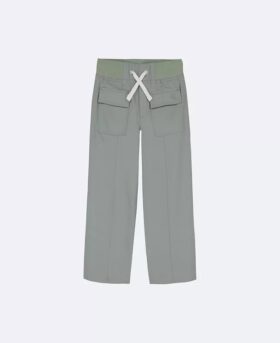 Tyttöjen twill-housut, leveä lahke