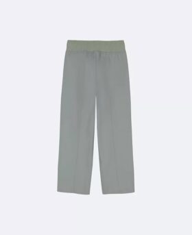 Tyttöjen twill-housut, leveä lahke