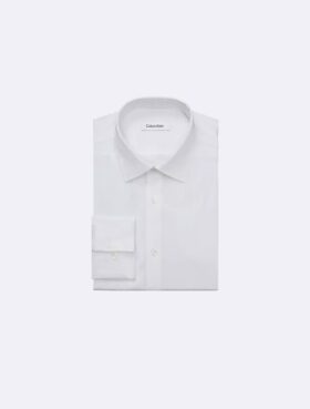 Tyylikäs, joustava slim fit -paita napit edessä