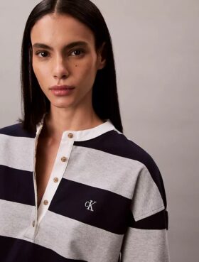 Varsity Stripe Henley -yläosa