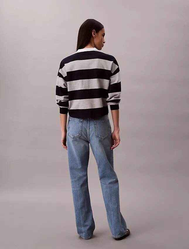 Varsity Stripe Henley -yläosa Varsity Stripe Henley -yläosa